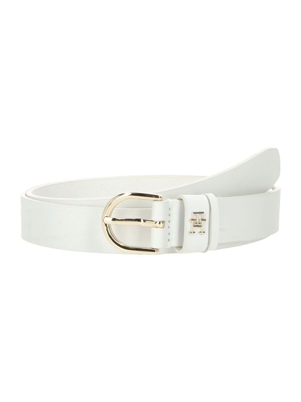 TOMMY HILFIGER TOMMY HILFIGER Колан 'Essential Effortless'  злато / яйчена черупка