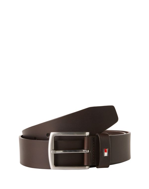 TOMMY HILFIGER TOMMY HILFIGER Колан 'New Denton'  нейви синьо / тъмнокафяво / огнено червено / бяло