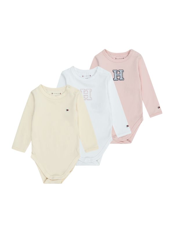 TOMMY HILFIGER TOMMY HILFIGER Комплект  светлосиньо / пастелно жълто / бледорозово