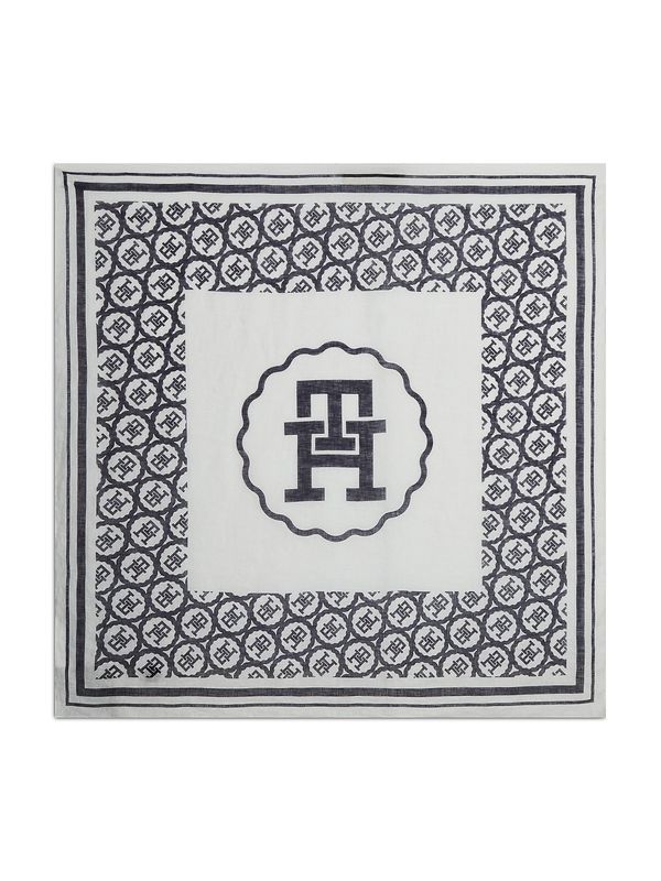 TOMMY HILFIGER TOMMY HILFIGER Кърпи 'Monogram Stamp'  кремаво / синьо