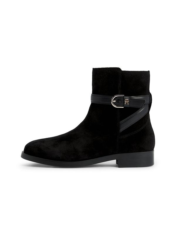 TOMMY HILFIGER TOMMY HILFIGER Къси ботуши  злато / черно