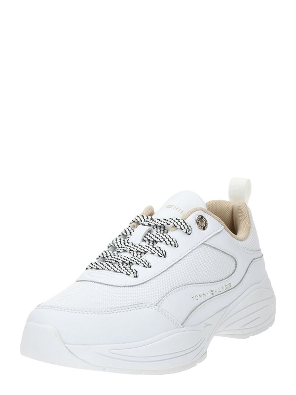 TOMMY HILFIGER TOMMY HILFIGER Ниски маратонки  бежово / сиво / бяло