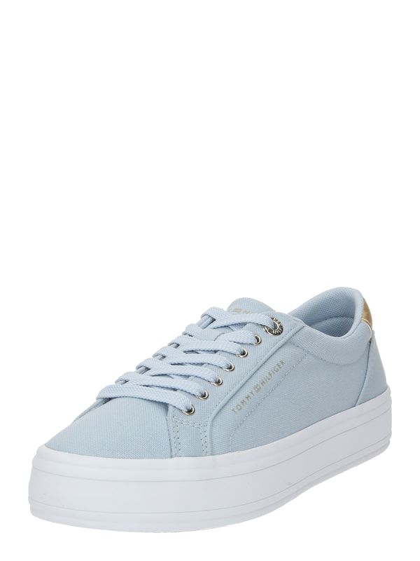 TOMMY HILFIGER TOMMY HILFIGER Ниски маратонки 'Essential'  светлосиньо / бронз