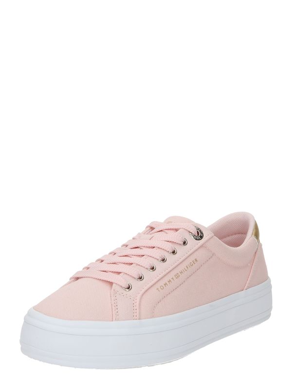 TOMMY HILFIGER TOMMY HILFIGER Ниски маратонки 'Essential'  злато / бледорозово