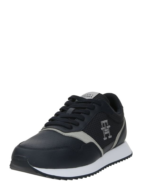 TOMMY HILFIGER TOMMY HILFIGER Ниски маратонки  нощно синьо / сиво