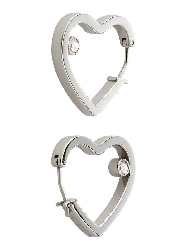 TOMMY HILFIGER TOMMY HILFIGER Обеци  сребърно / прозрачно