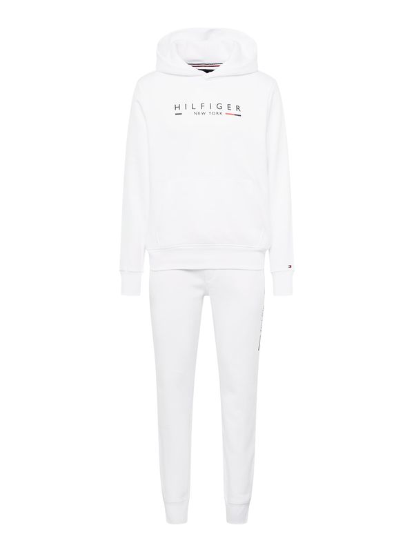 TOMMY HILFIGER TOMMY HILFIGER Облекло за бягане  червено / черно / бяло