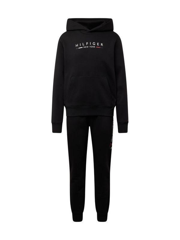 TOMMY HILFIGER TOMMY HILFIGER Облекло за бягане  нейви синьо / червено / черно / бяло