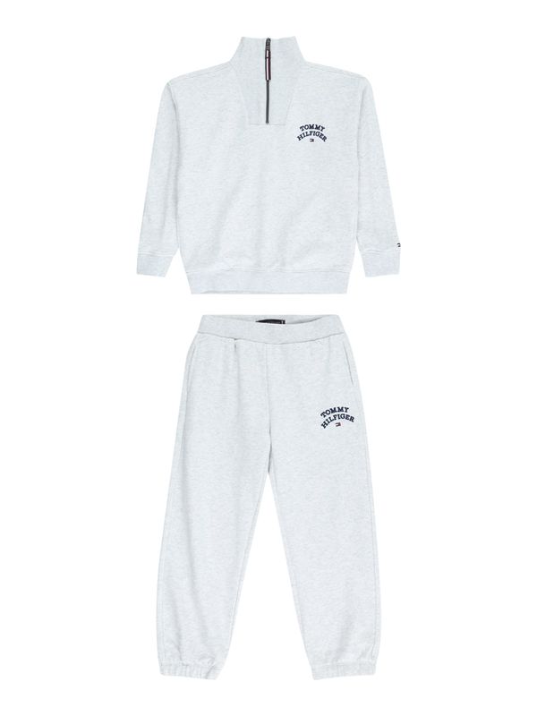 TOMMY HILFIGER TOMMY HILFIGER Облекло за бягане  нейви синьо / светлосиво / червено / бяло