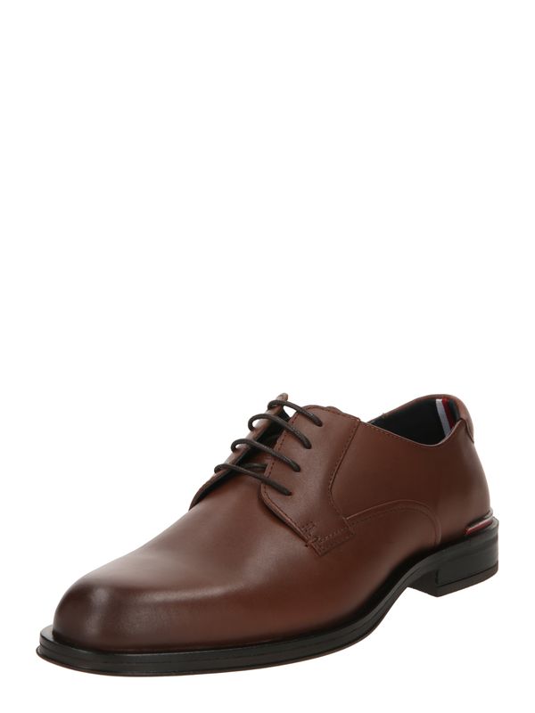 TOMMY HILFIGER TOMMY HILFIGER Обувки с връзки  кафяво