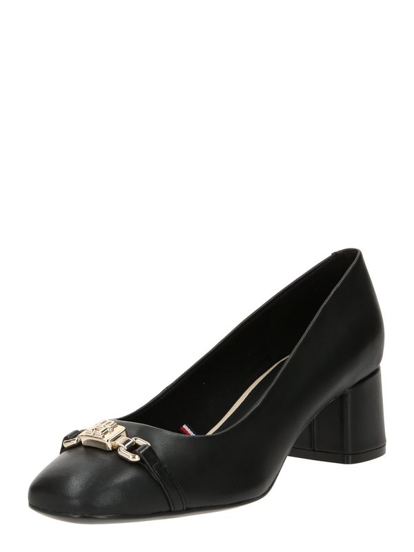 TOMMY HILFIGER TOMMY HILFIGER Официални дамски обувки  злато / черно