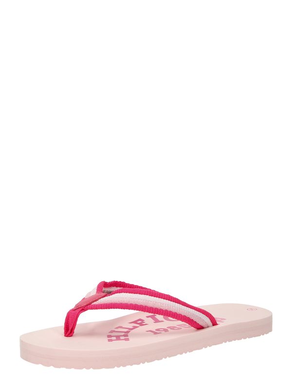 TOMMY HILFIGER TOMMY HILFIGER Отворени обувки  розово / бледорозово / бяло