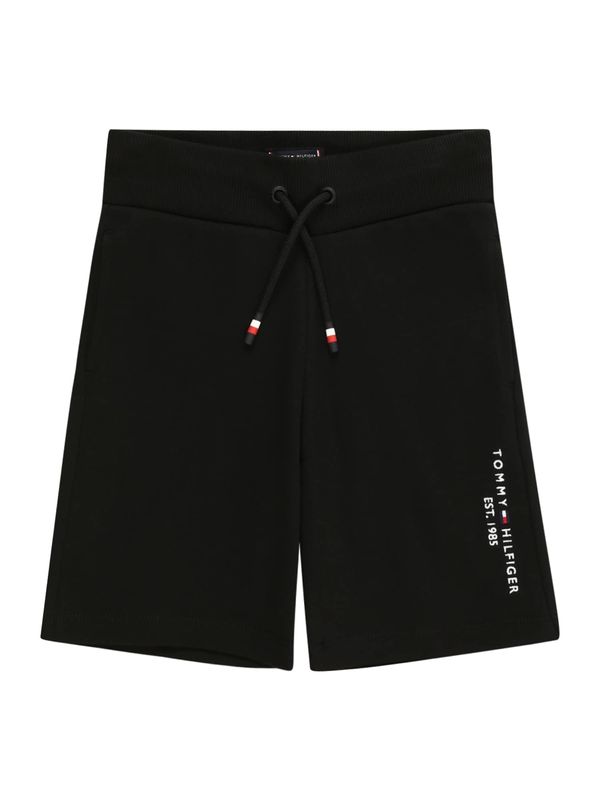 TOMMY HILFIGER TOMMY HILFIGER Панталон 'Essential'  черно / бяло