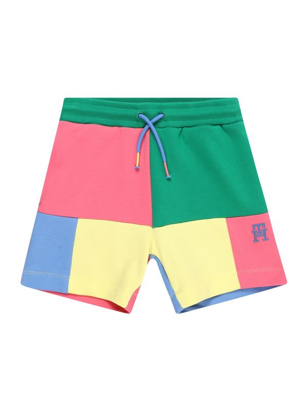 TOMMY HILFIGER TOMMY HILFIGER Панталон  кралско синьо / лимоненожълто / зелено / питая