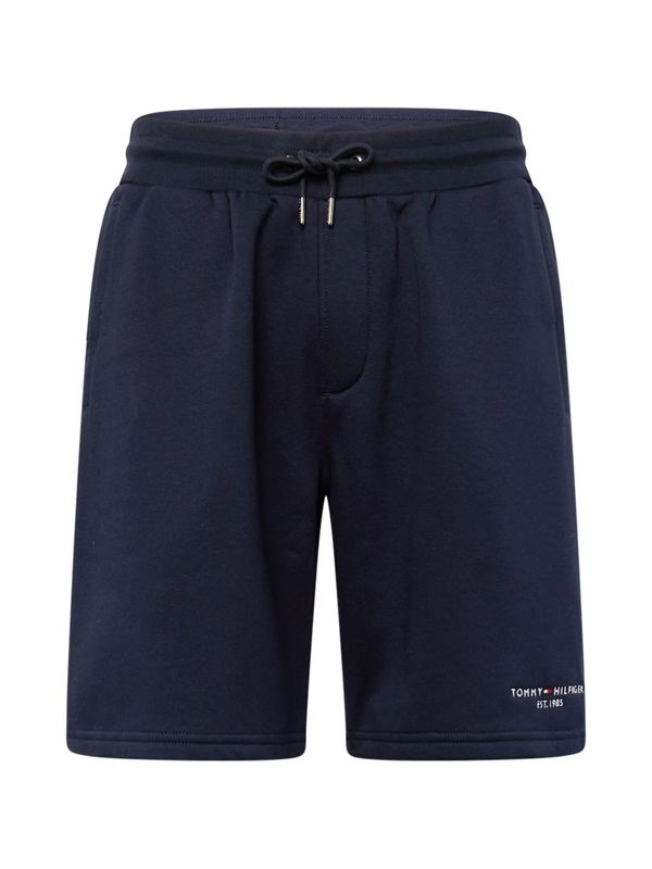 TOMMY HILFIGER TOMMY HILFIGER Панталон  нейви синьо / огнено червено / бяло