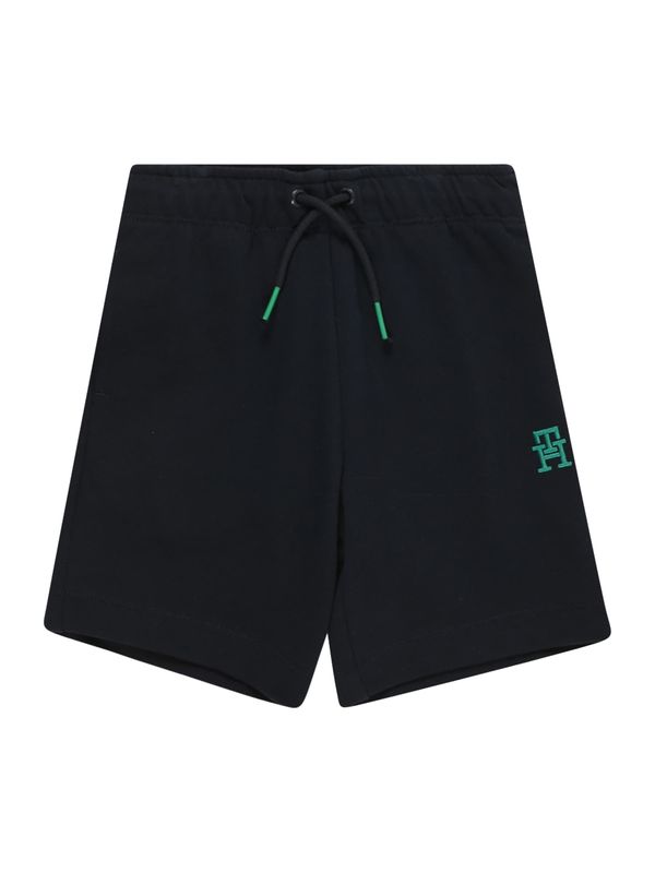 TOMMY HILFIGER TOMMY HILFIGER Панталон  нейви синьо / смарагдово зелено