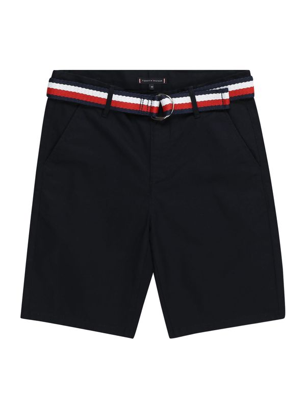 TOMMY HILFIGER TOMMY HILFIGER Панталон  нощно синьо / червено / бяло