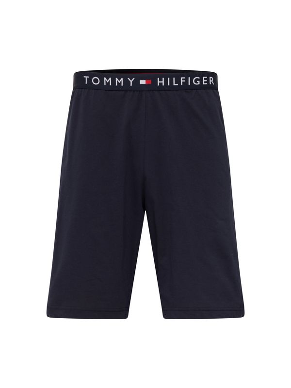 TOMMY HILFIGER TOMMY HILFIGER Панталон пижама  нейви синьо / червено / бяло