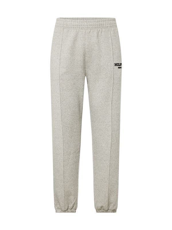 TOMMY HILFIGER TOMMY HILFIGER Панталон  сив меланж / черно