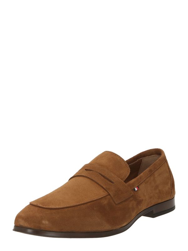 TOMMY HILFIGER TOMMY HILFIGER Пантофи  коняк / червено / бяло