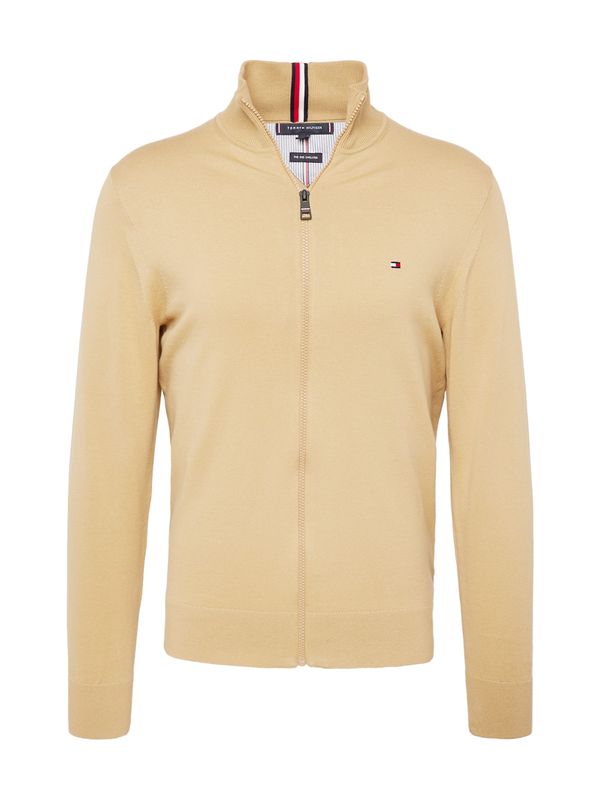 TOMMY HILFIGER TOMMY HILFIGER Плетена жилетка '1985'  цвят "пясък"