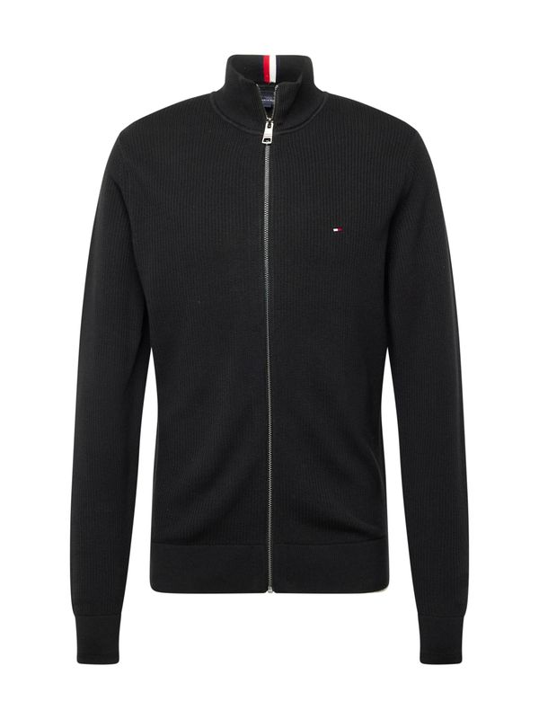 TOMMY HILFIGER TOMMY HILFIGER Плетена жилетка  черно