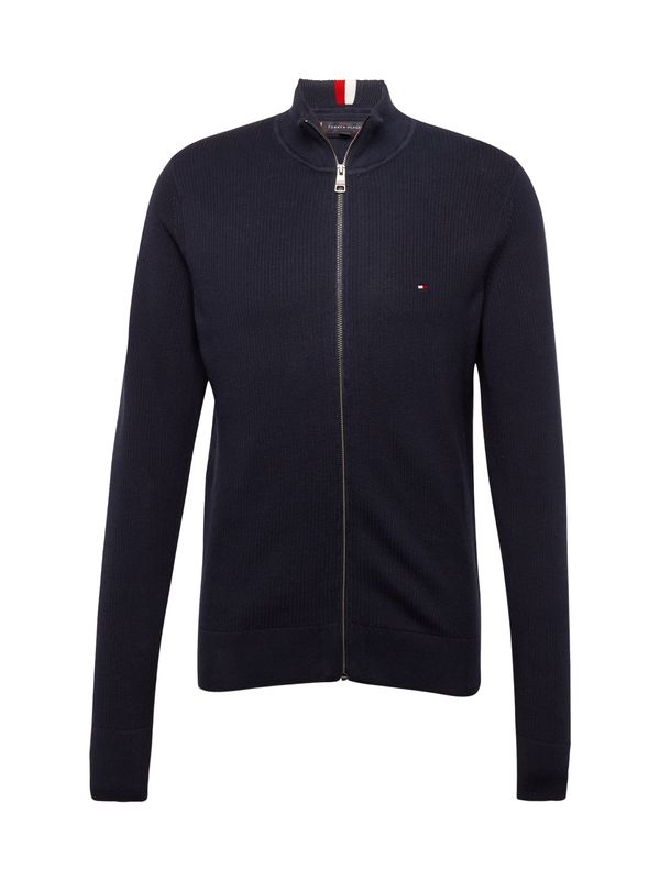 TOMMY HILFIGER TOMMY HILFIGER Плетена жилетка  нейви синьо / червено / бяло