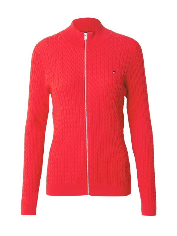 TOMMY HILFIGER TOMMY HILFIGER Плетена жилетка  нейви синьо / червено / бяло