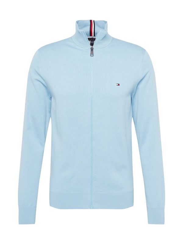 TOMMY HILFIGER TOMMY HILFIGER Плетена жилетка  нейви синьо / светлосиньо / светлочервено / бяло