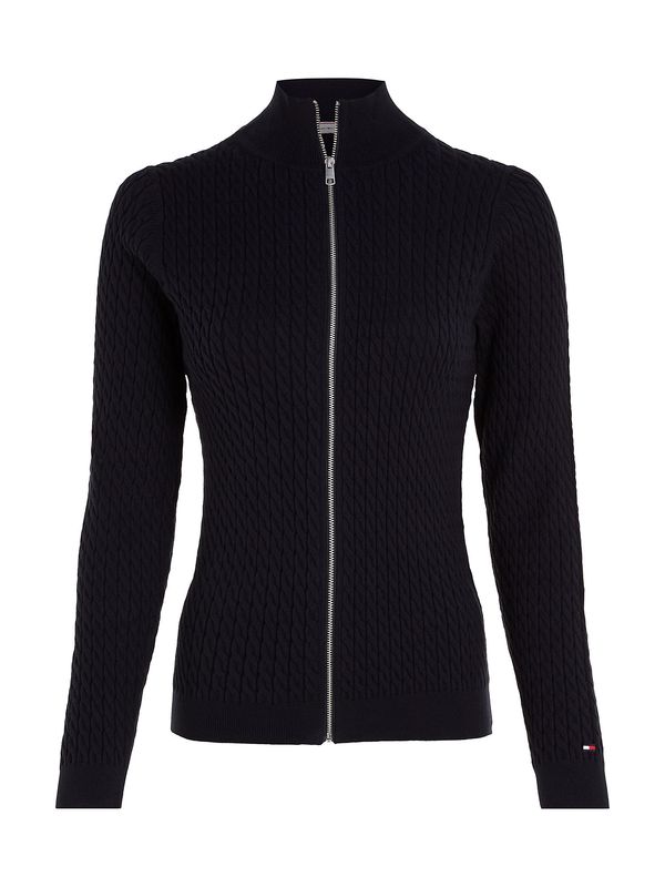 TOMMY HILFIGER TOMMY HILFIGER Плетена жилетка  нейви синьо