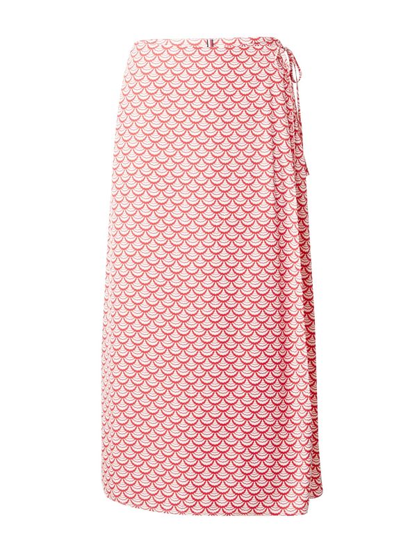 TOMMY HILFIGER TOMMY HILFIGER Пола  червено / бяло