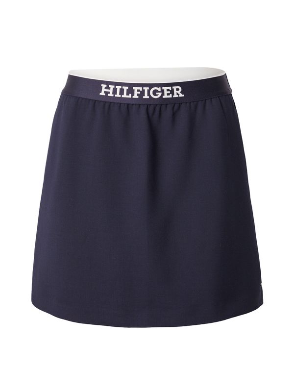 TOMMY HILFIGER TOMMY HILFIGER Пола  нейви синьо / бяло