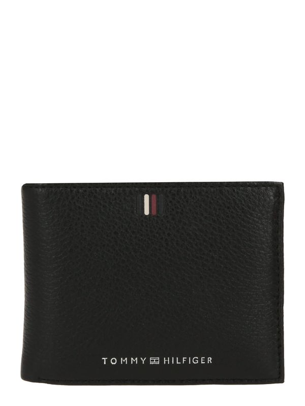 TOMMY HILFIGER TOMMY HILFIGER Портмоне 'Central'  нейви синьо / винено червено / черно / бяло