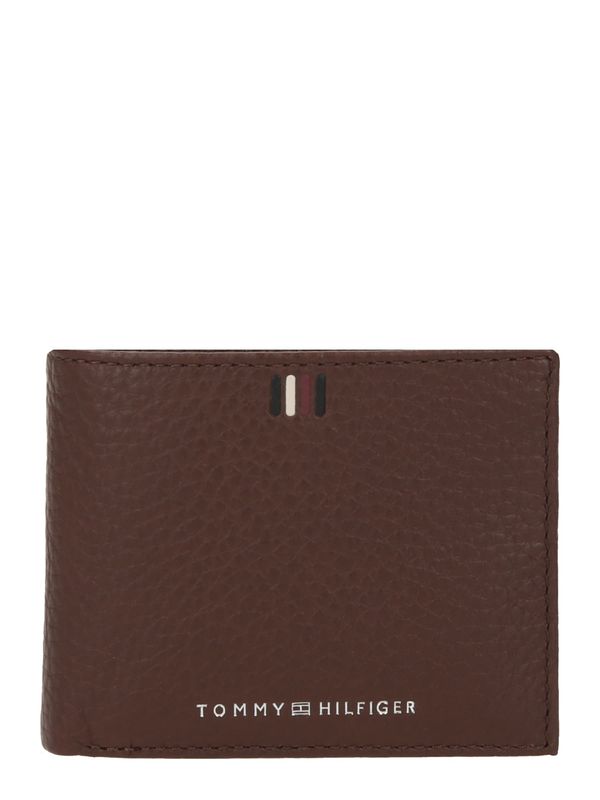 TOMMY HILFIGER TOMMY HILFIGER Портмоне 'Central'  тъмнокафяво