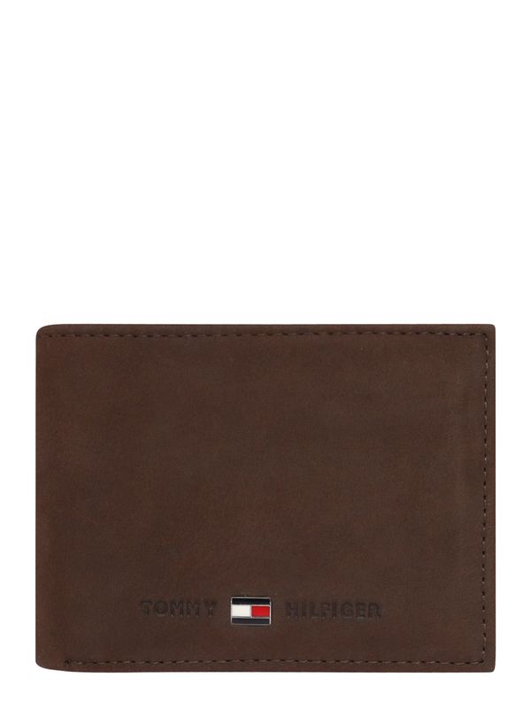 TOMMY HILFIGER TOMMY HILFIGER Портмоне 'Johnson'  морскосиньо / кестеняво кафяво / червено / черно / бяло