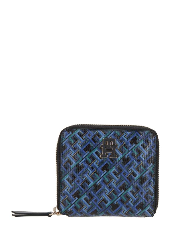 TOMMY HILFIGER TOMMY HILFIGER Портмоне  нощно синьо / светлосиньо / пастелно зелено