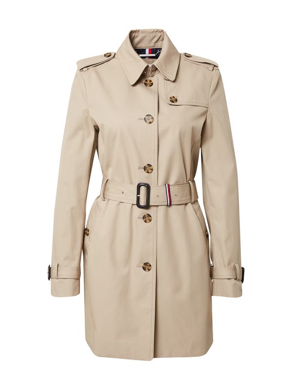 TOMMY HILFIGER TOMMY HILFIGER Преходно палто 'Heritage'  таупе сиво