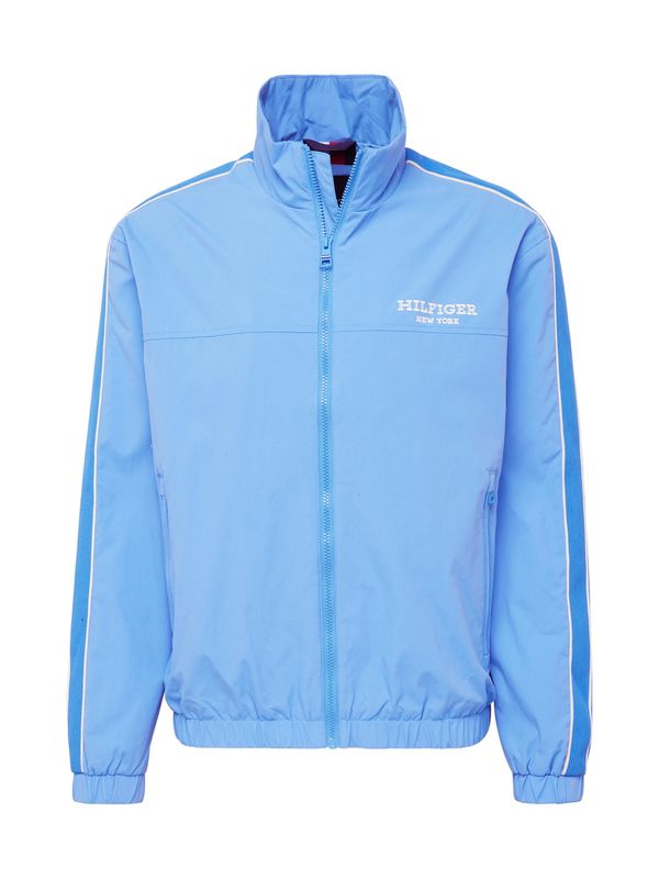 TOMMY HILFIGER TOMMY HILFIGER Преходно яке  аквамарин / бяло