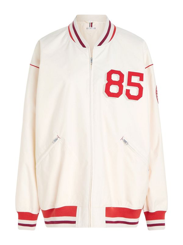 TOMMY HILFIGER TOMMY HILFIGER Преходно яке  бежово / червено