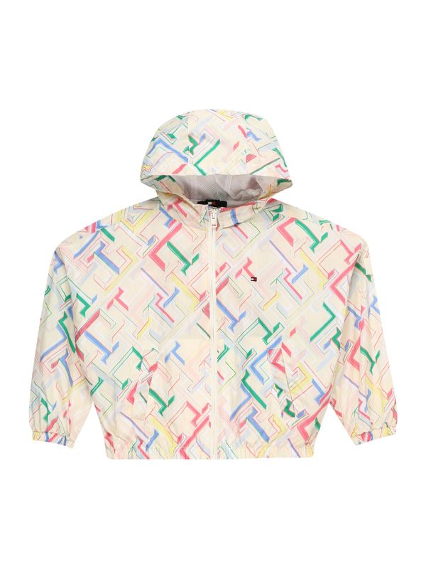 TOMMY HILFIGER TOMMY HILFIGER Преходно яке  бежово / небесносиньо / зелено / червено