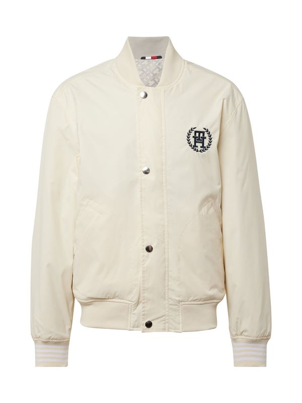 TOMMY HILFIGER TOMMY HILFIGER Преходно яке  бежово / сиво / червено / черно