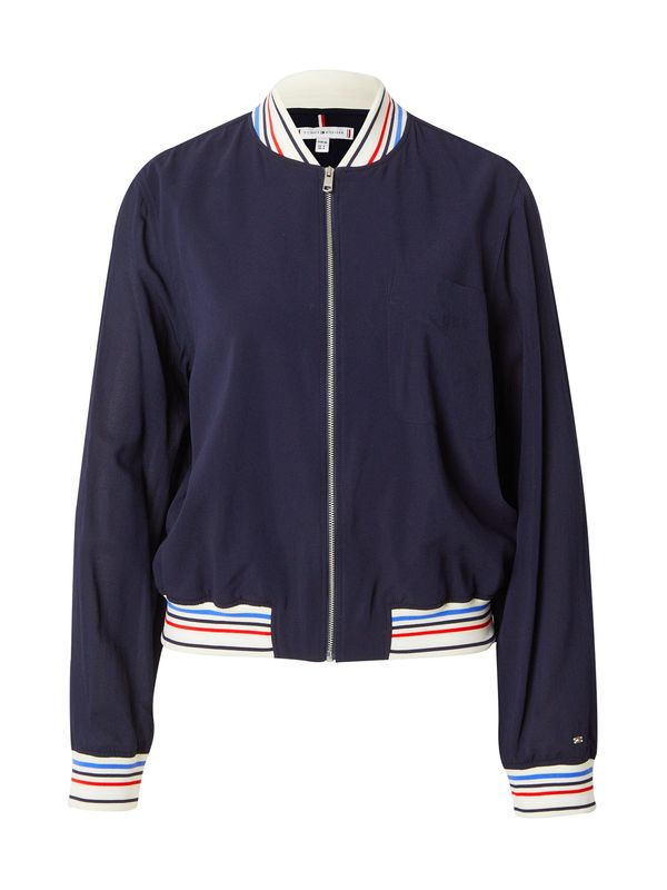 TOMMY HILFIGER TOMMY HILFIGER Преходно яке  нейви синьо / светлосиньо / бледорозово / бяло