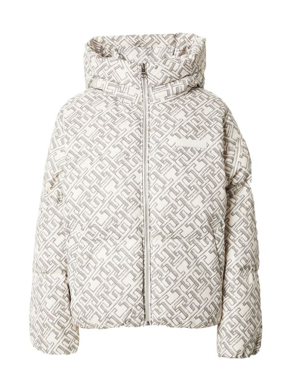 TOMMY HILFIGER TOMMY HILFIGER Преходно яке 'New York'  антрацитно черно / мръсно бяло