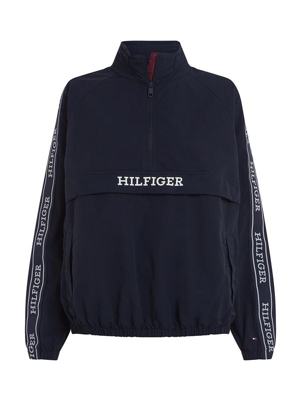 TOMMY HILFIGER TOMMY HILFIGER Преходно яке  нощно синьо / бургундово червено / бяло
