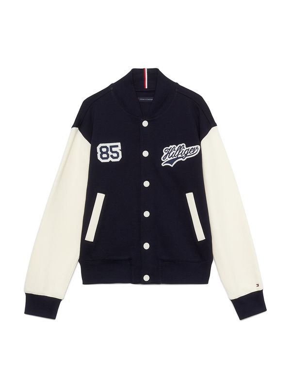 TOMMY HILFIGER TOMMY HILFIGER Преходно яке 'Varsity'  бежово / тъмносиньо