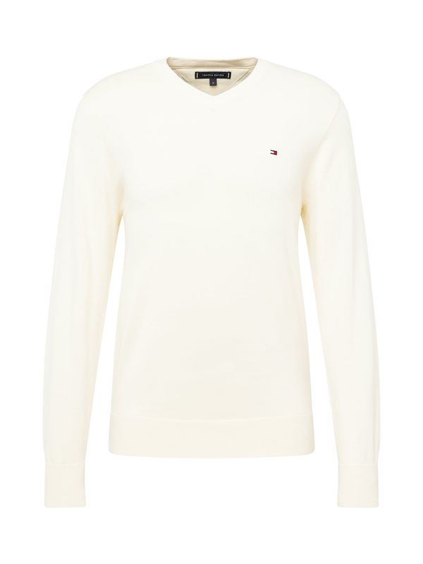 TOMMY HILFIGER TOMMY HILFIGER Пуловер  бежово / нейви синьо / червено / бяло