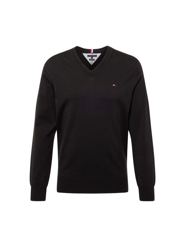 TOMMY HILFIGER TOMMY HILFIGER Пуловер  червено / черно / бяло