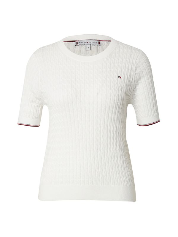 TOMMY HILFIGER TOMMY HILFIGER Пуловер  екрю / нейви синьо / червено