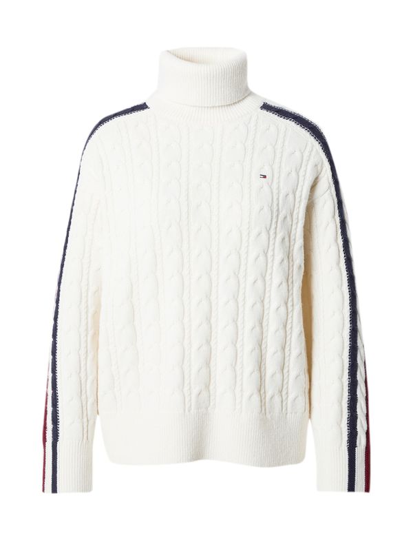 TOMMY HILFIGER TOMMY HILFIGER Пуловер  екрю / нейви синьо / червено