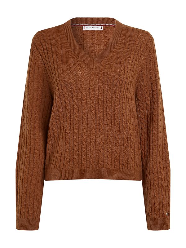 TOMMY HILFIGER TOMMY HILFIGER Пуловер  карамел
